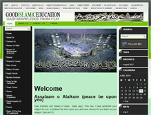 Tablet Screenshot of goodislamiceducation.com